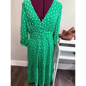 Polka Dot Dress Green Dress Zara 2019 Zara Polka Dot Midi Dress Size Medium Polka Dot Dress Green Dress Zara 2019 Zara Polka Dot Midi Dress Size Medium